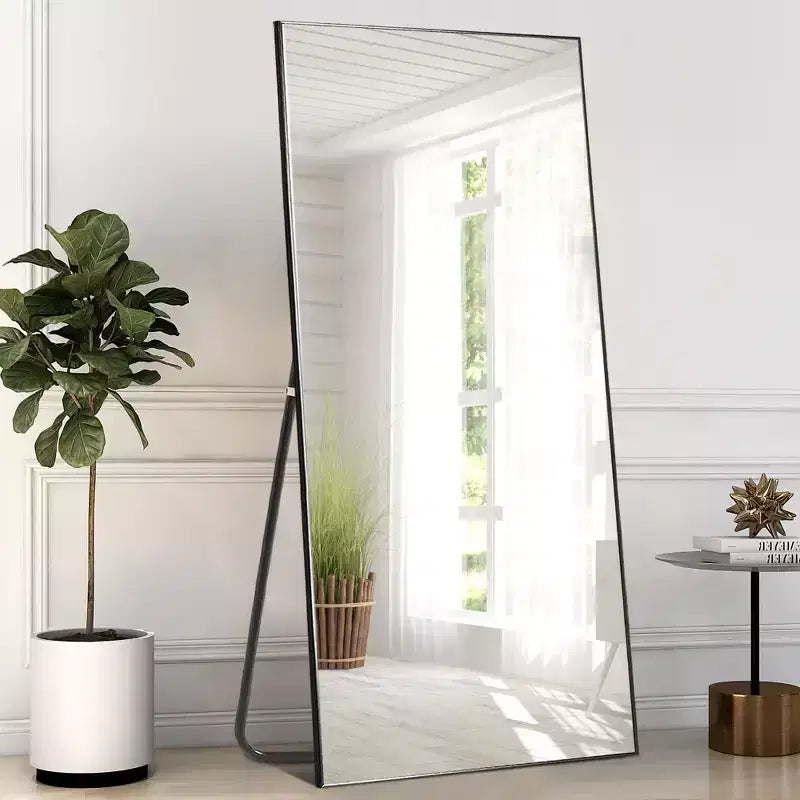 Dovelina 71H x 31W Full Length Mirror Decorative Wall Mirror Large Freestanding Floor Mirror