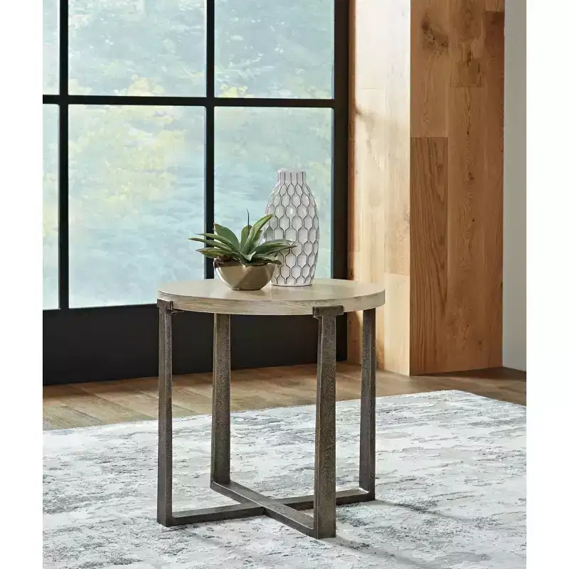 Dalenville End Table Black/Gray/Brown/Beige - Signature Design by Ashley