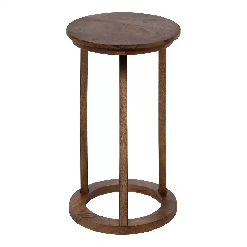 Kate and Laurel Aja Modern Wood Accent Table