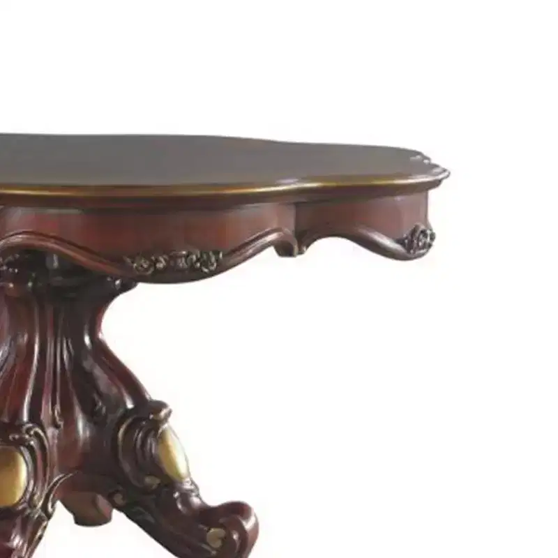 Acme Furniture Picardy Dining Table Honey Oak Finish
