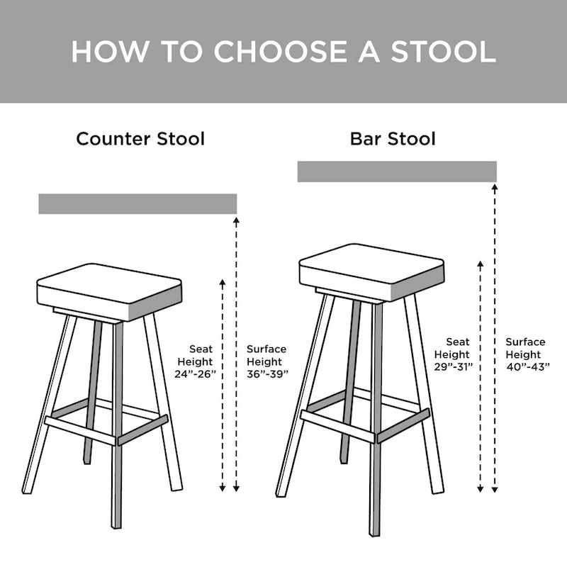 Reclaimed Wood Counter Stool
