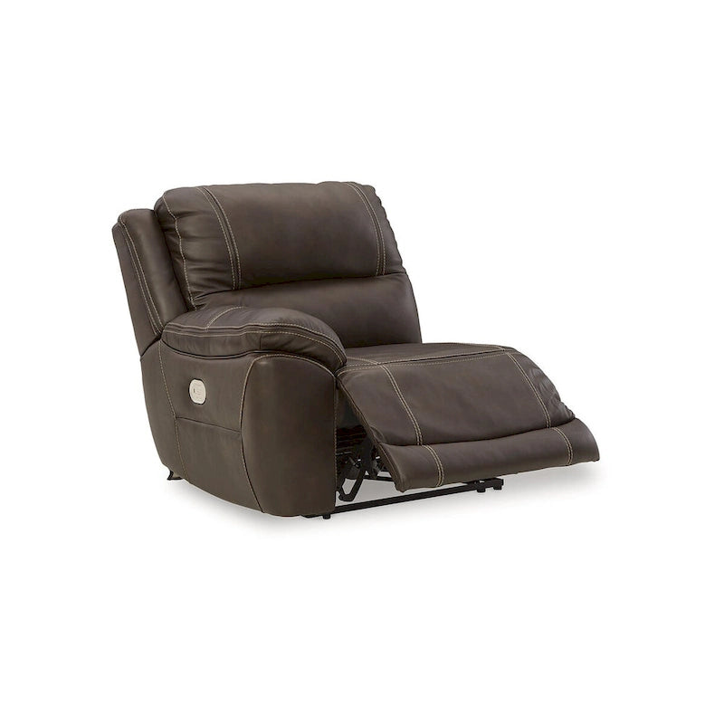 3-Piece Power Reclining Sectional Loveseat with Console
