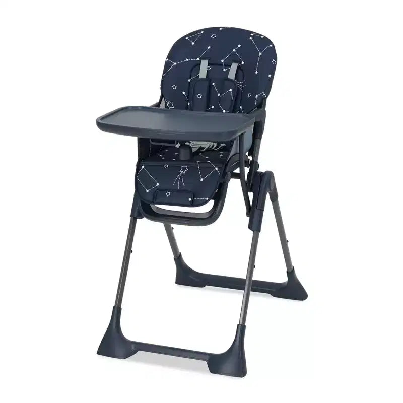 Baby High Chair, Foldable Feeding Chairs for Babies and Toddlers, Adjustable Height/Backrest/Footrest, Removable Tray