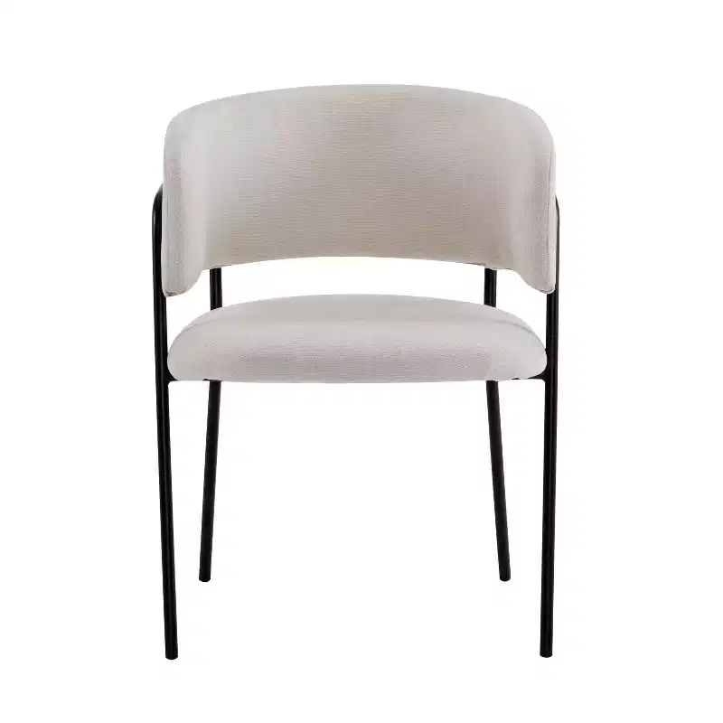 Christopher Knight Home Nest Modern Upholstered Dining Chairs with Metal Frame (Set of 4)