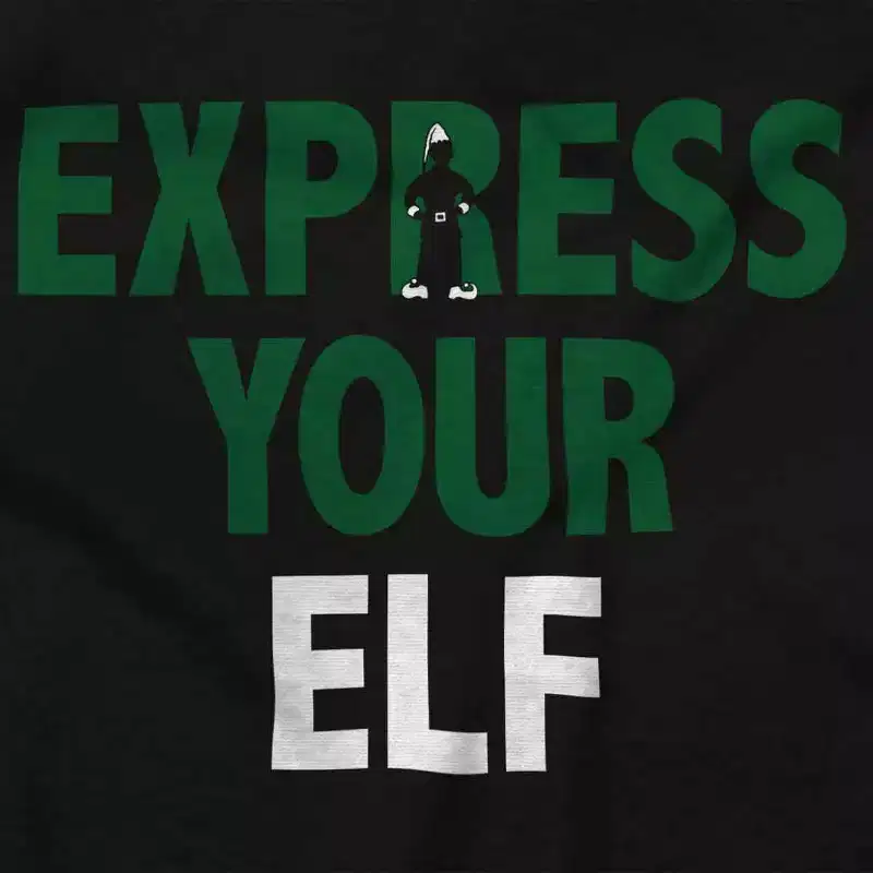 Christmas Express Your Elf Xmas Graphic T Shirt Men or Women Brisco Brands