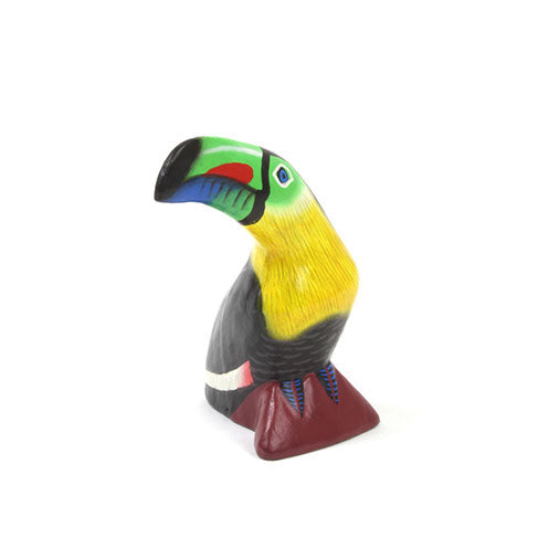 Painted Toucan Carving