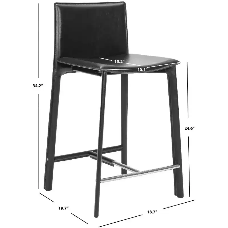 Janet Counter Stool (Set of 2) - FOX2005 - Safavieh Couture