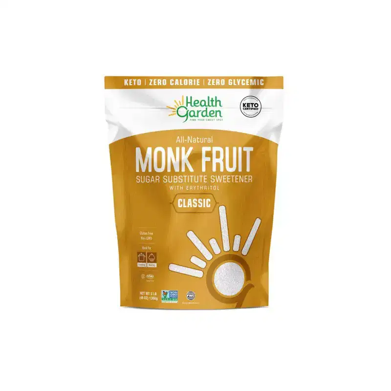 Health Garden Monk Fruit Classic Sweetener 3 lb -2pack