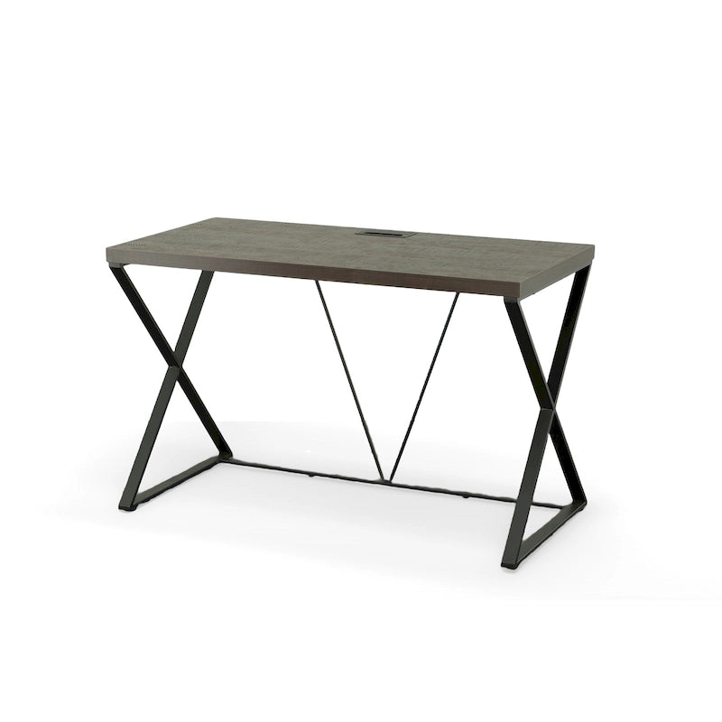 Industrial Computer Desk - Elm/Black